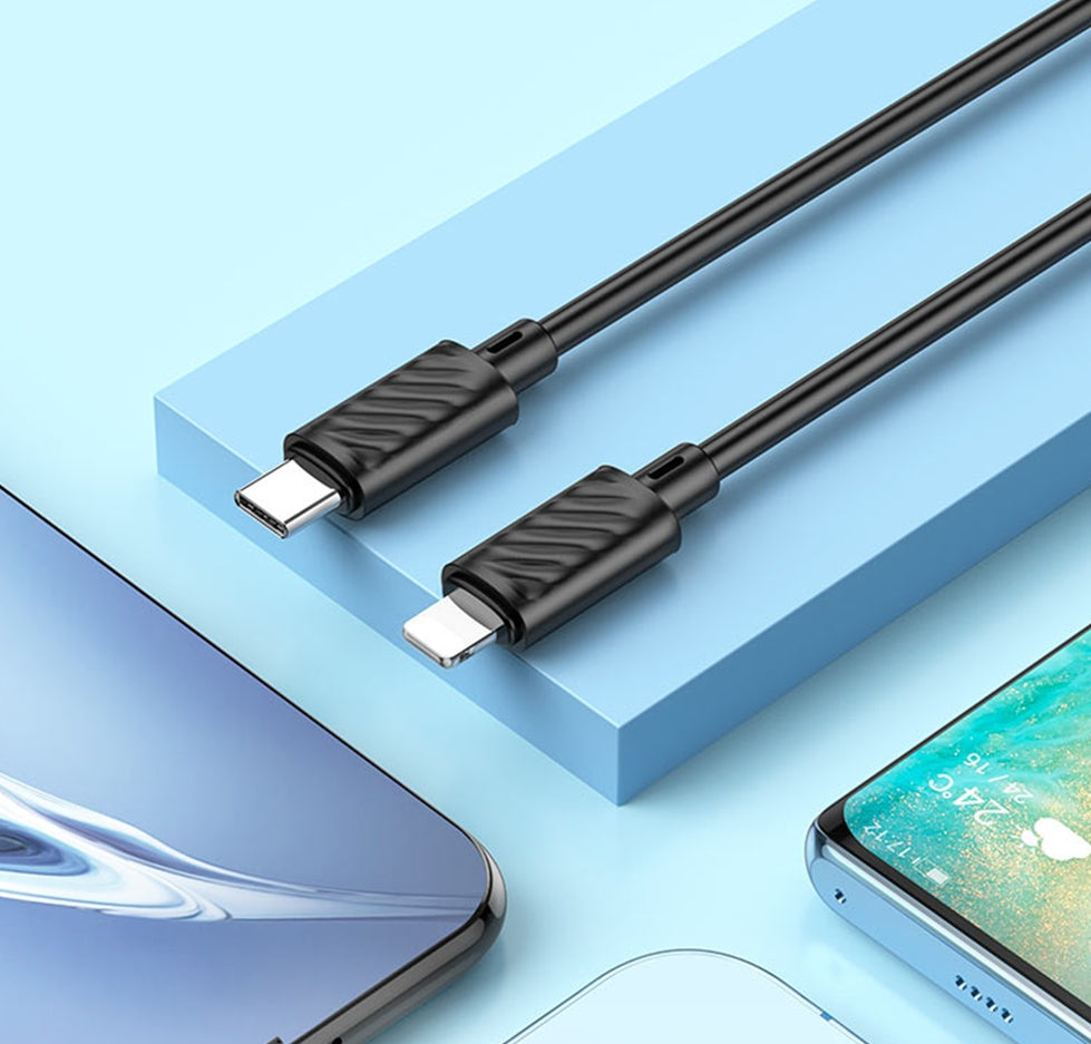 Lightning to Type C Charging Cable