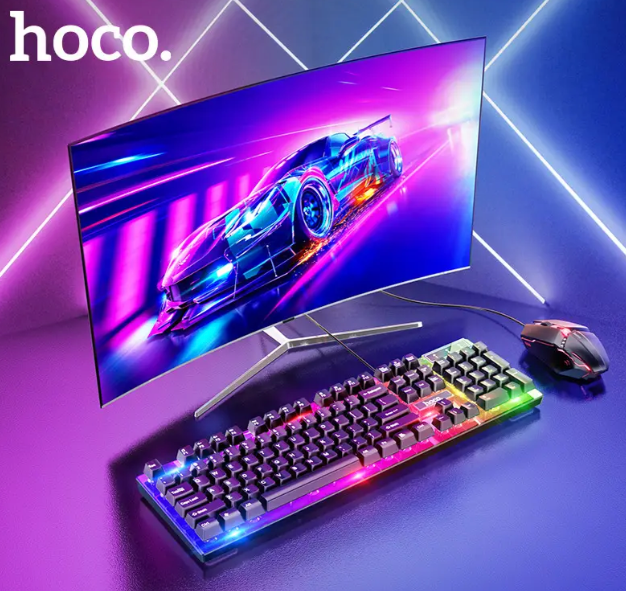 Hoco GM18 Luminous Gaming Keyboard and Mouse Set